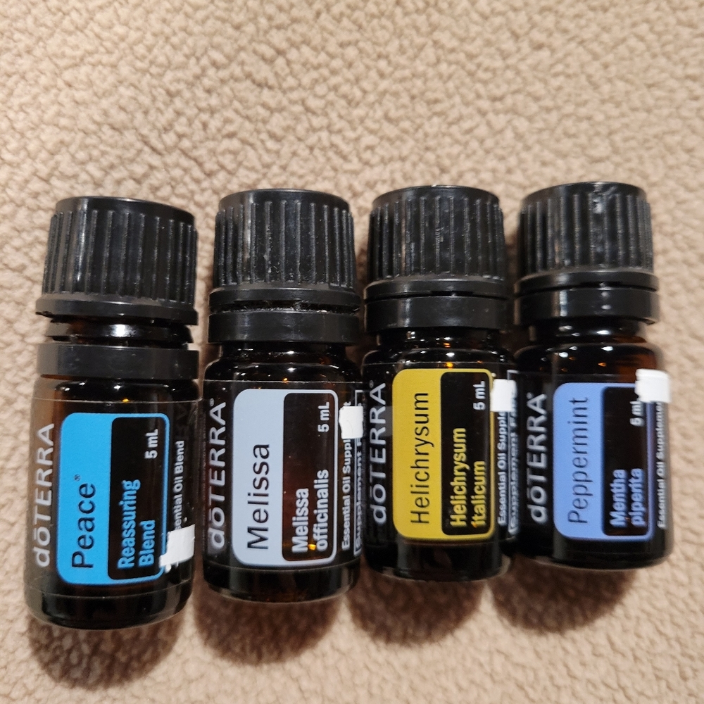 Opened Doterra Essential Oils